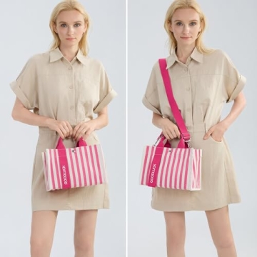 Stylish ZHMO Waterproof Canvas Tote Bag for Women