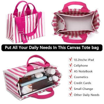 Stylish ZHMO Waterproof Canvas Tote Bag for Women