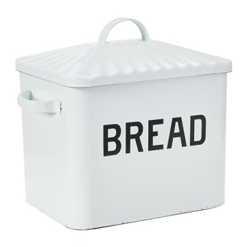Creative Co-Op Vintage Bread Box for Kitchen Charm