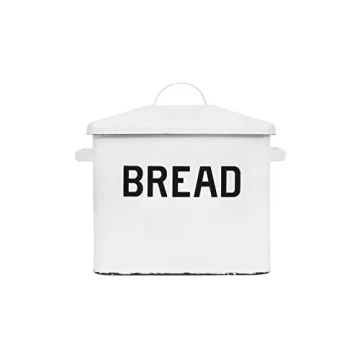 Creative Co-Op Vintage Bread Box for Kitchen Charm