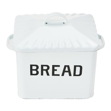 Creative Co-Op Vintage Bread Box for Kitchen Charm