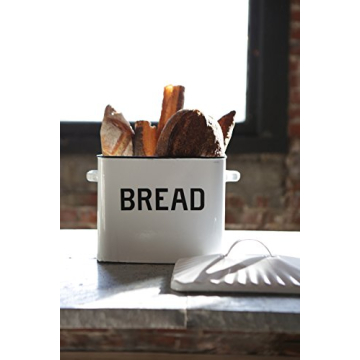 Creative Co-Op Vintage Bread Box for Kitchen Charm