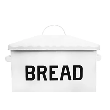 Creative Co-Op Vintage Bread Box for Kitchen Charm