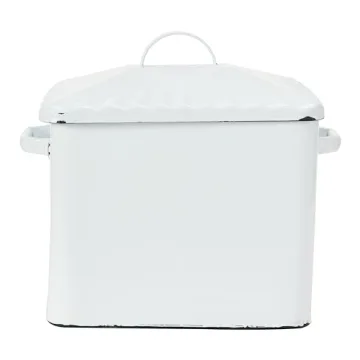 Creative Co-Op Vintage Bread Box for Kitchen Charm