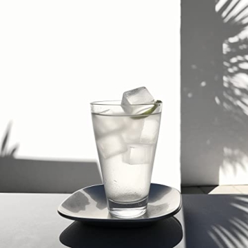 Glacio Small Ice Cube Silicone Trays for Perfect Ice Cubes