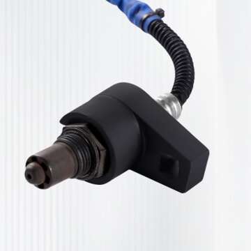Lemxily Offset O2 Sensor Socket, 7/8-Inch (22mm) with 3/8-Inch Drive, Universal Fit for Vehicle Oxygen Sensor Removal