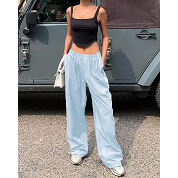 Comfortable Women’s Baggy Parachute Pants for Casual Style