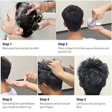 Gold Instant Hair Color Wax - Perfect for Festivals & Events