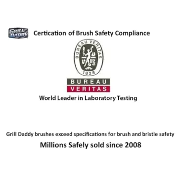 Grill Daddy Pro Made in USA - Ultimate Grill Brush for Outdoor BBQs & Grilling Accessories, Steam Cleaning Power, 22" Handle