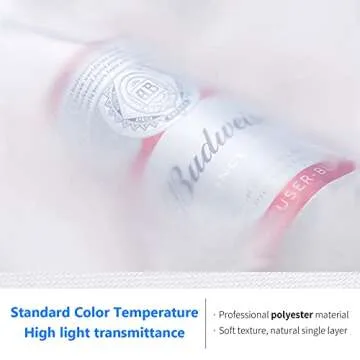 Neewer 2 Yard x 60 Inch/1.8M x 1.5M Polyester White Seamless Diffusion Fabric for Photography Softbox,Light Tent and Lighting Light Modifier