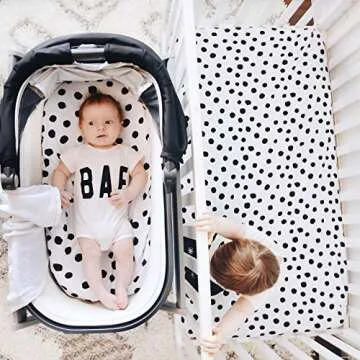 Soft Bassinet Sheet Set 2 Pack for Newborns - Ely's & Co