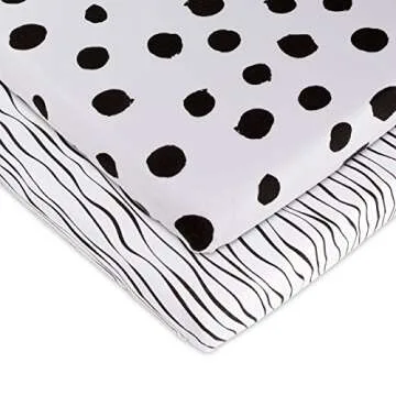 Soft Bassinet Sheet Set 2 Pack for Newborns - Ely's & Co