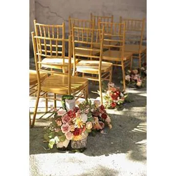 Serra Flora Artificial Flowers Combo Box Set Faux Flowers Bulk Flower Leaf with Stems for DIY Wedding Bouquets Centerpieces Baby Shower Party Home Decorations