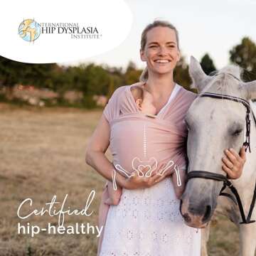 Boba Baby Wrap Carrier - Original Baby Carrier Wrap Sling for Newborns - Baby Wearing Essentials - Newborn Wrap Swaddle Holder, Newborn to Toddler Infant Sling (Serenity Bloom)