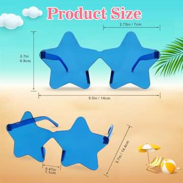 Whimsical Rimless Sunglasses for Bachelorette Party Favors