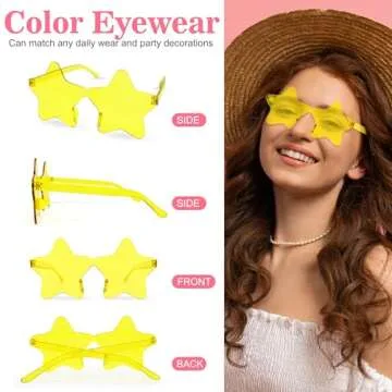 Whimsical Rimless Sunglasses for Bachelorette Party Favors