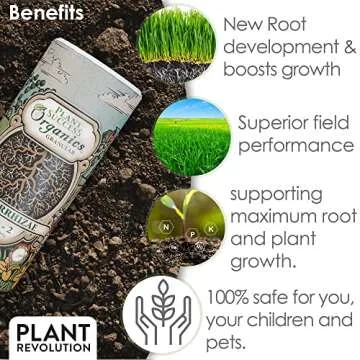 Mycorrhizal Fungi Plus Starter Fertilizer for Plants, Plant Success Organics, Root Stimulator, Treats 30 Plants, Ultra Concentrated Mycorrhizae for Tree, Rose and Flower Care