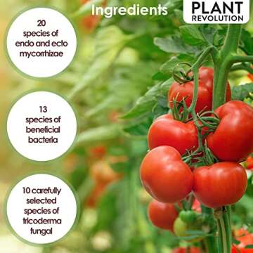 Mycorrhizal Fungi Plus Starter Fertilizer for Plants, Plant Success Organics, Root Stimulator, Treats 30 Plants, Ultra Concentrated Mycorrhizae for Tree, Rose and Flower Care