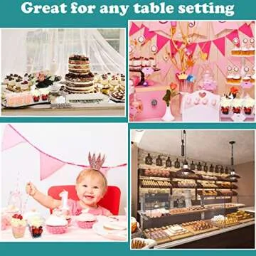 Stylish Dessert Cups with Lids & Spoons for Events