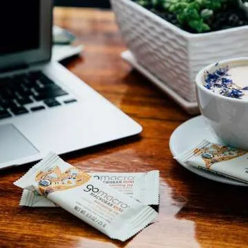 GoMacro MacroBar Mini Organic Vegan Snack Bars - Coconut + Almond Butter + Chocolate Chips (0.90 Ounce Bars, 24 Count)