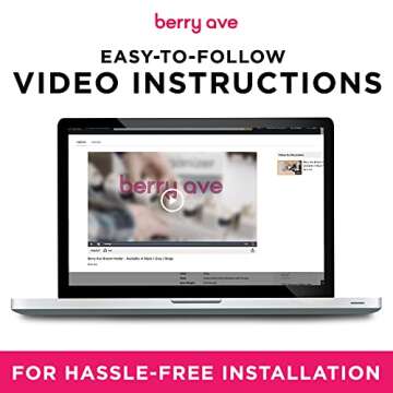 EXTRA GRIP Mop & Broom Holder - Wall Mount Organizer