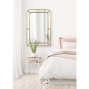 Kate and Laurel Lamson 20x30 Gold Wall Mirror