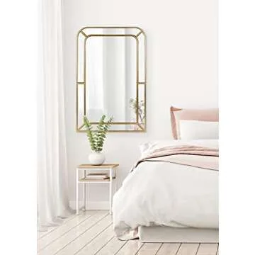 Kate and Laurel Lamson 20x30 Gold Wall Mirror