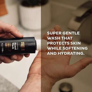 Scotch Porter Moisturizing Beard Wash for Men | Cleanses, Softens & Hydrates for Healthier Beard | Free of Parabens, Sulfates & Silicones | Miami Duppy Scent | Vegan | 8oz