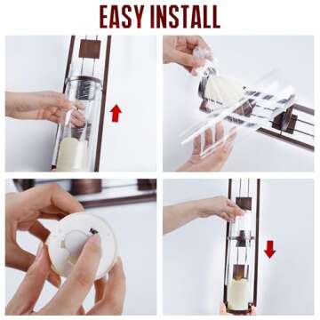 Shelving Solution Wall Sconce Candle Holder Metal Wall Decorations for Living Room, Bathroom, Dining Room, Set of 2