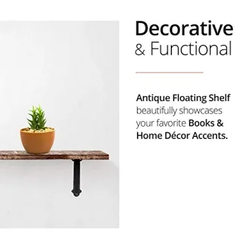 NACH Victorian Antique Black Shelf Brackets - Heavy Duty