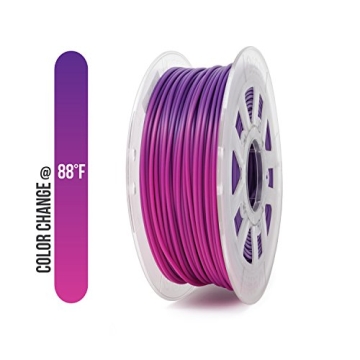 Gizmo Dorks 1.75mm PLA Filament 1kg for 3D Printers, Color Changing Purple to Pink