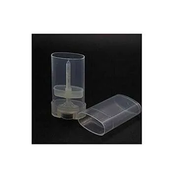 10PCS Clear Plastic Tubes for Lip Balm & DIY Cosmetics