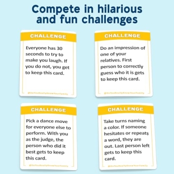 Fun Family Game with Conversation Starters for All Ages