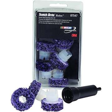 Scotch-Brite 07547 Roloc Brake Hub Cleaning Disc Kit TS - Effortless Rust Removal for Vehicle Enthus...