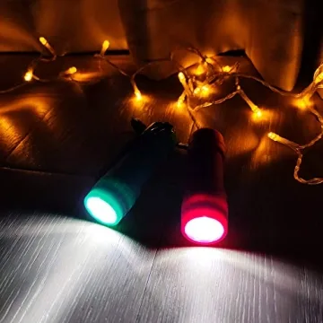 FASTPRO 10-Pack 9-LED Mini Flashlights Bright Compact