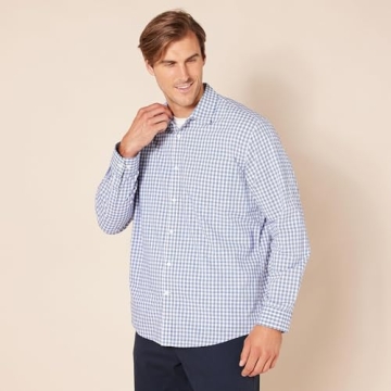 Stylish Amazon Essentials Long Sleeve Button-Up Shirt