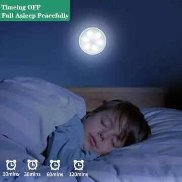 Cshidworld Motion Sensor Closet Lights - Rechargeable, 3 Pack