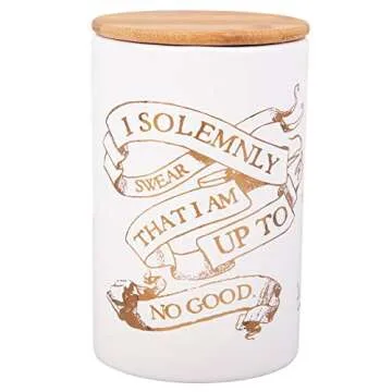 Harry Potter Marauder's Map Porcelain Canister Set