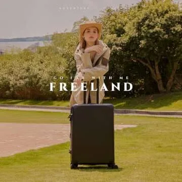 Verage Freeland Carry On Luggage with X-Large Spinner Wheels, Expandable Hardside Travel Luggage, Ro...