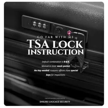 Verage Freeland Carry On Luggage with X-Large Spinner Wheels, Expandable Hardside Travel Luggage, Rolling Suitcase TSA Approved (20-Inch, Black)