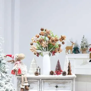 RoseCraft 4PCS Baking Christmas Decorations for Festive Cheer