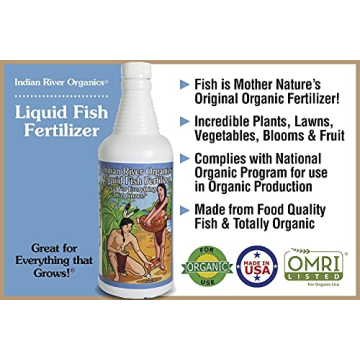 Organic Fish Fertilizer for Thriving Gardens - 1 Quart