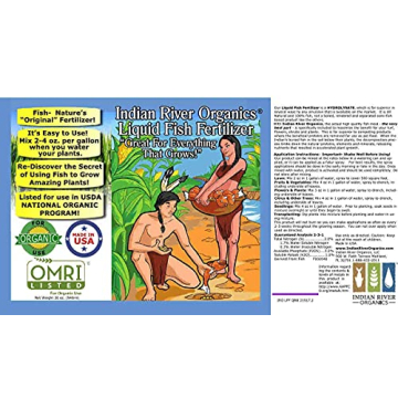 Organic Fish Fertilizer for Thriving Gardens - 1 Quart