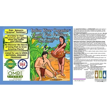 Organic Fish Fertilizer for Thriving Gardens - 1 Quart