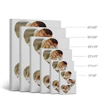 Smile Art Design Custom Canvas Print - Personalized Gift