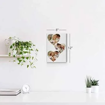 Smile Art Design Custom Canvas Print - Personalized Gift