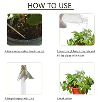 Adabocute Plant Waterer Self Watering Globes for Easy Care