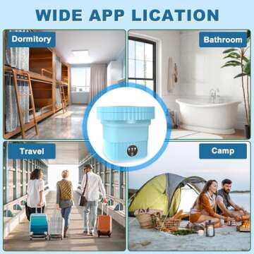 Portable Mini Foldable Washing Machine for Travel Use