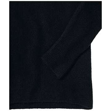 Lark & Ro Women's Boucle Mock Neck Oversized Sweater