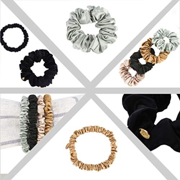 Miwen Silk Scrunchies - Soft, Stylish & Damage-Free Hair Ties
